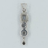 Natural Citrine 925 Silver Pendant