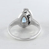 Natural London Blue Topaz Silver Ring