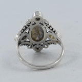 Labradorite Flashy Stone Designer Ring