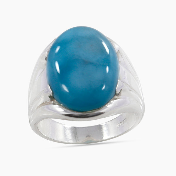 925 Sterling Silver Larimar Rings