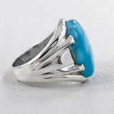 Larimar Silver Ring