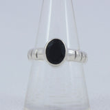 Black Onyx Silver Rings