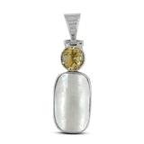 925 Sterling Silver Mabe Pearl Pendant