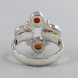 Tanzanite Cabochon Silver Rings