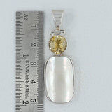 925 Sterling Silver Mabe Pearl Pendant