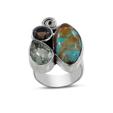 Boulder Turquoise Silver Ring