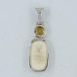 925 Sterling Silver Mabe Pearl Pendant