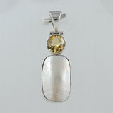 925 Sterling Silver Mabe Pearl Pendant