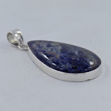 Blue Sodalite Gemstone 925 Sterling Silver Pendant