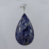 Blue Sodalite Gemstone 925 Sterling Silver Pendant