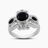 925 Silver Natural Garnet Rings
