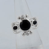 925 Silver Natural Garnet Ring