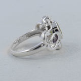 925 Silver Natural Garnet Ring