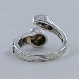 Labradorite, Mystic Quartz Gemstone Silver Ring