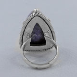 Purple Charoite Silver Rings