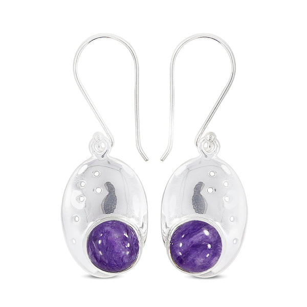 Pietersite Jasper  Silver Earrings