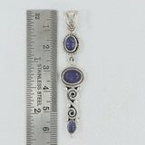 925 Sterling Silver Tanzanite Pendant