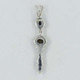 925 Sterling Silver Tanzanite Pendant