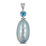 925 Silver Mabe Pearl Pendant