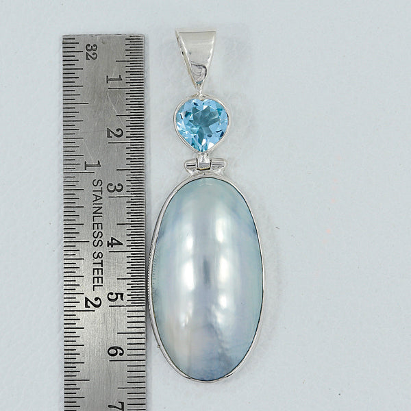 925 Silver Mabe Pearl Pendants