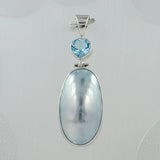 925 Silver Mabe Pearl Pendant