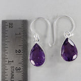 Amethyst Silver Earring