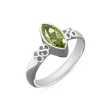 Peridot Silver Ring