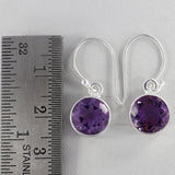 Amethyst Silver Earring