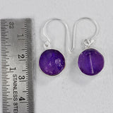 Amethyst Silver Earrings