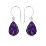 Amethyst  Earrings Silver