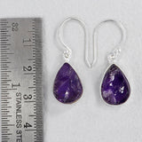 Amethyst Silver Earrings