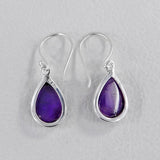 Amethyst  Earrings Silver