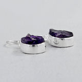 Amethyst Silver Earrings