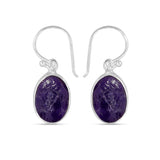 Amethyst  Earrings Silver