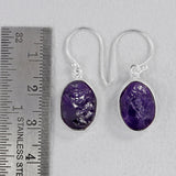 Amethyst Silver Earrings