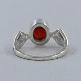 Ruby Silver Ring