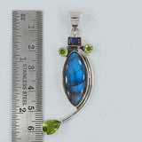 Labradorite 925 Sterling Silver Pendant