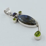 Labradorite 925 Sterling Silver Pendant