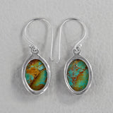 Boulder Turquoise Silver Earrings