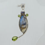 925 Sterling Silver Labradorite Pendant