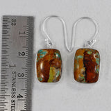 Boulder Turquoise Silver Earrings