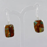 Boulder Turquoise Silver Earrings