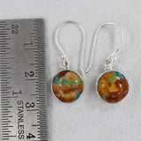 Boulder Turquoise Silver Earrings