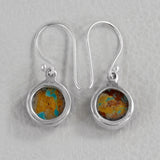 Boulder Turquoise Silver Earrings