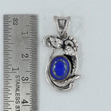 Rainbow Moonstone Silver Pendant