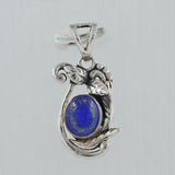 Rainbow Moonstone Silver Pendant