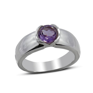 925 Sterling Silver Amethyst Rings