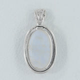 Rainbow Moonstone Silver Pendant