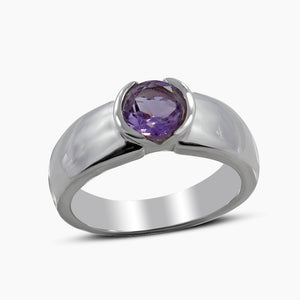 925 Sterling Silver Amethyst Rings