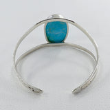 Larimar Pectolite Bangle with Sterling Silver Jewelry